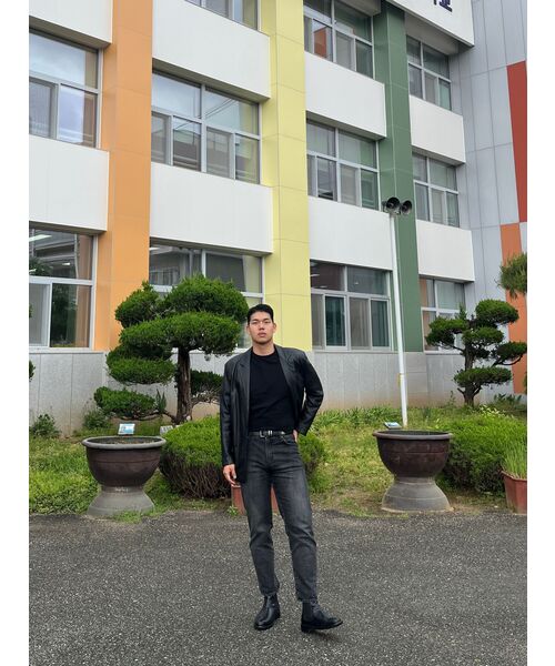 BRANDED（ブランデッド）の「1820 BLACK STANDARD4 JEANS [CROP STRAIGHT]（デニムパンツ・メンズ・その他・34/32/30/28）」の6枚目の写真