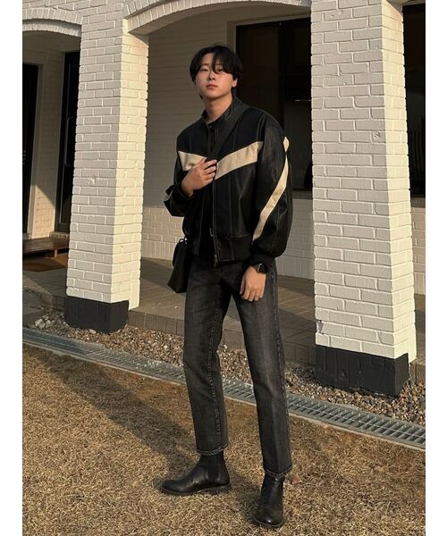 BRANDED（ブランデッド）の「1820 BLACK STANDARD4 JEANS [CROP STRAIGHT]（デニムパンツ・メンズ・その他・34/32/30/28）」の9枚目の写真