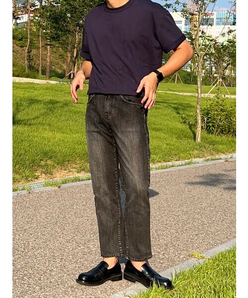BRANDED（ブランデッド）の「1820 BLACK STANDARD4 JEANS [CROP STRAIGHT]（デニムパンツ・メンズ・その他・34/32/30/28）」の13枚目の写真