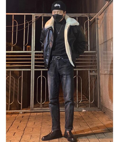 BRANDED（ブランデッド）の「1820 BLACK STANDARD4 JEANS [CROP STRAIGHT]（デニムパンツ・メンズ・その他・34/32/30/28）」の17枚目の写真
