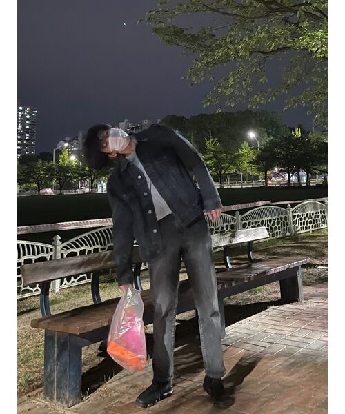 BRANDED（ブランデッド）の「1820 BLACK STANDARD4 JEANS [CROP STRAIGHT]（デニムパンツ・メンズ・その他・34/32/30/28）」の19枚目の写真
