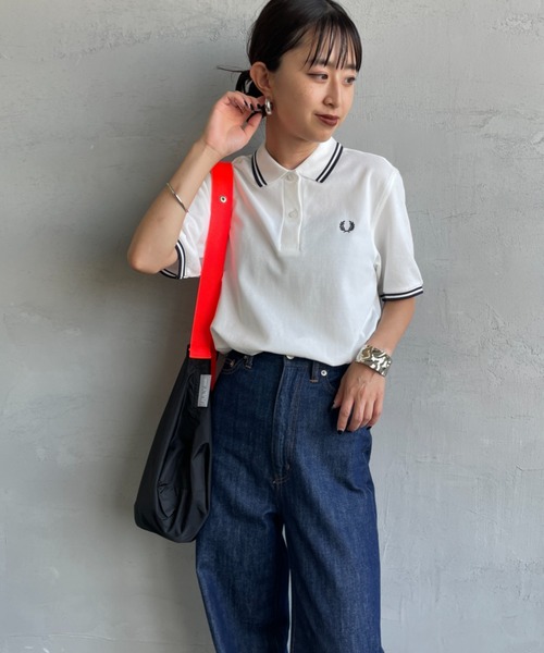 雙條紋裝飾刺繡Logo POLO衫