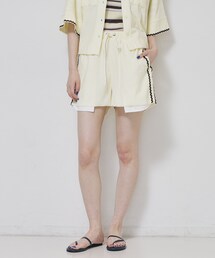 ウェーブラインパイルショートパンツ