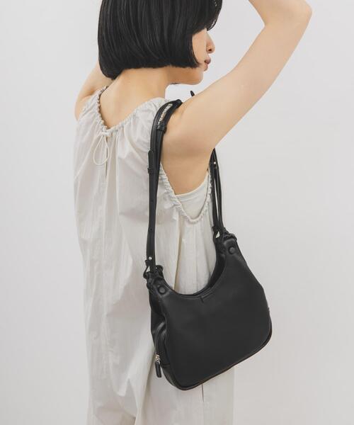 KBF（ケイビーエフ）の「ショルダーデザインミニBAG（ショルダーバッグ・レディース・ダークブラウン/ブラック・ONE）」の16枚目の写真