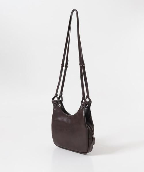KBF（ケイビーエフ）の「ショルダーデザインミニBAG（ショルダーバッグ・レディース・ダークブラウン/ブラック・ONE）」の11枚目の写真