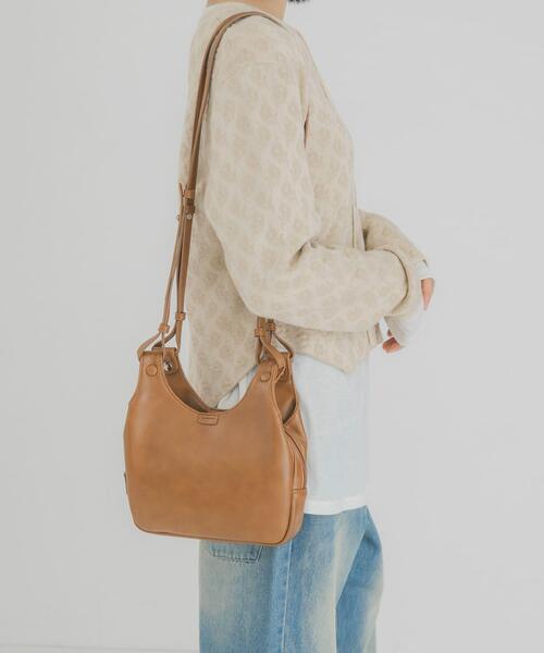 KBF（ケイビーエフ）の「ショルダーデザインミニBAG（ショルダーバッグ・レディース・ダークブラウン/ブラック/キャメル・ONE）」の8枚目の写真