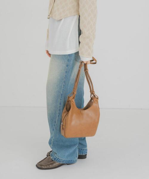 KBF（ケイビーエフ）の「ショルダーデザインミニBAG（ショルダーバッグ・レディース・ダークブラウン/ブラック/キャメル・ONE）」の9枚目の写真