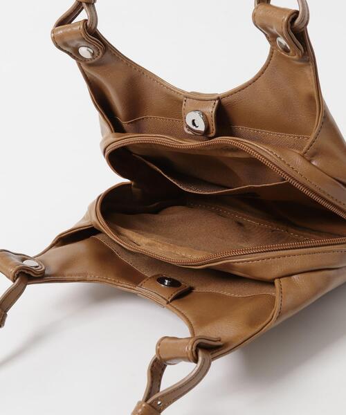 KBF（ケイビーエフ）の「ショルダーデザインミニBAG（ショルダーバッグ・レディース・ダークブラウン/ブラック/キャメル・ONE）」の12枚目の写真