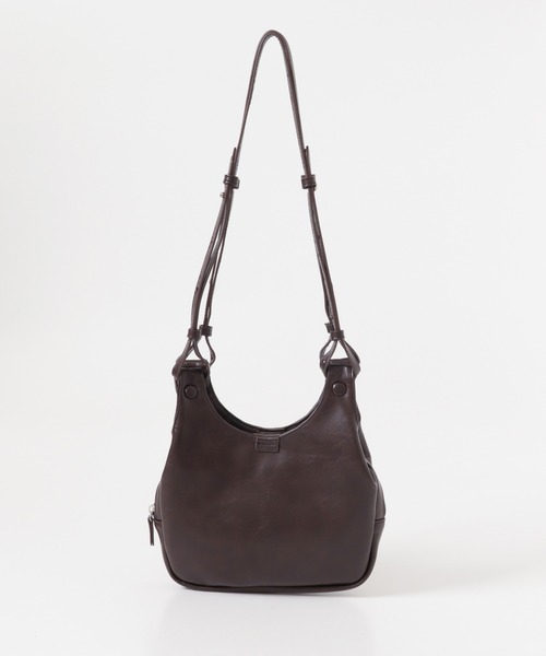 KBF(ケイビーエフ)の「ショルダーデザインミニBAG(ショルダーバッグ・レディース・ダークブラウン/ブラック・ONE)」の12枚目の写真