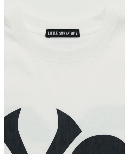 Little sunny bite(リトルサニーバイト)の「【8】【it】【Little Sunny Bite】NY logo big tee(Tシャツ/カットソー・レディース・ピンク/ホワイト/ネイビー・MEDIUM/SMALL)」の19枚目の写真
