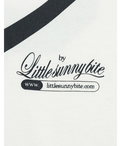 Little sunny bite(リトルサニーバイト)の「【8】【it】【Little Sunny Bite】NY logo big tee(Tシャツ/カットソー・レディース・ピンク/ホワイト/ネイビー・MEDIUM/SMALL)」の21枚目の写真
