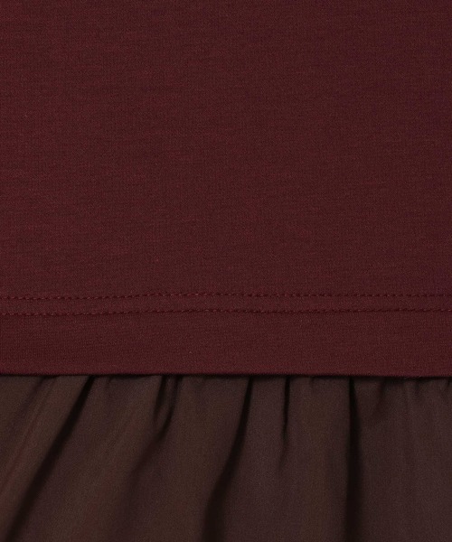 Rose Tiara(ローズティアラ)の「【接触冷感】バックリボンチュニックカットソー(Tシャツ/カットソー・レディース・ブラック/レッド・42/38/46)」の19枚目の写真