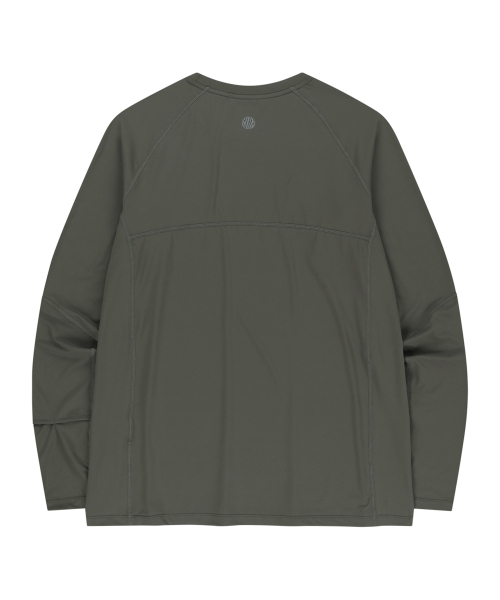 OFFGRID(オフグリッド)の「クーリアアスキンロングスリーブ-カーキ(Tシャツ/カットソー・メンズ・その他・LARGE/X-LARGE/SMALL/MEDIUM)」の2枚目の写真