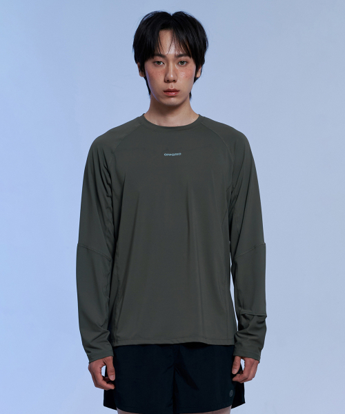 OFFGRID(オフグリッド)の「クーリアアスキンロングスリーブ-カーキ(Tシャツ/カットソー・メンズ・その他・LARGE/X-LARGE/SMALL/MEDIUM)」の3枚目の写真