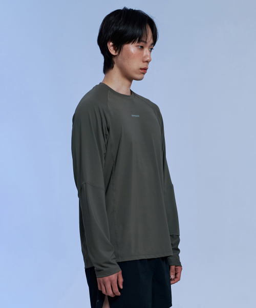 OFFGRID(オフグリッド)の「クーリアアスキンロングスリーブ-カーキ(Tシャツ/カットソー・メンズ・その他・LARGE/X-LARGE/SMALL/MEDIUM)」の4枚目の写真