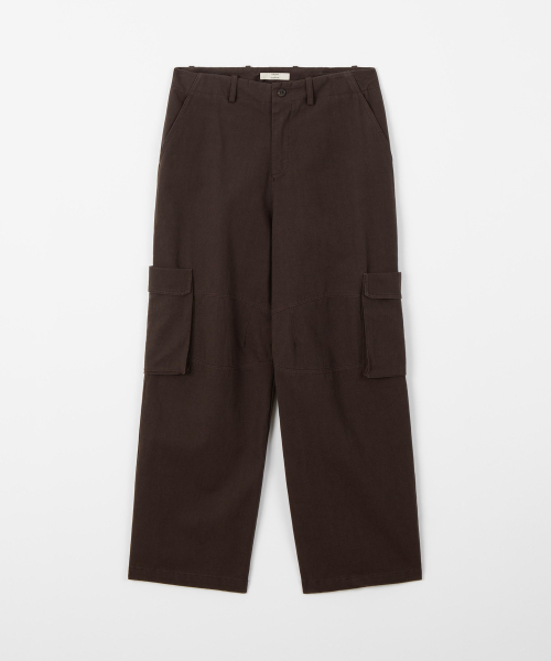 THEENDQUESTION(ジエンドクエスチョン)の「Washed cotton cargo pants / BROWN(その他パンツ・レディース・その他・1/2)」の1枚目の写真