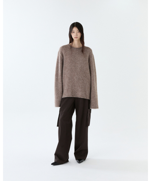 THEENDQUESTION(ジエンドクエスチョン)の「Washed cotton cargo pants / BROWN(その他パンツ・レディース・その他・1/2)」の4枚目の写真
