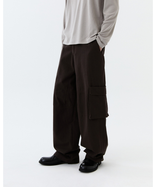 THEENDQUESTION(ジエンドクエスチョン)の「Washed cotton cargo pants / BROWN(その他パンツ・レディース・その他・1/2)」の5枚目の写真