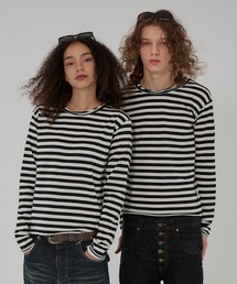 WISH FOR EVER（ウィッシュフォーエバー）の「ASSORT CROPPED COMPACT SLAB LONG SLEEVE/アソートクロップドコンパクトスラブロングスリーブ（Tシャツ/カットソー）」