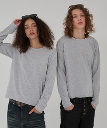 ASSORT CROPPED COMPACT SLAB LONG SLEEVE/アソートクロップドコンパクトスラブロングスリーブ