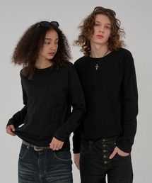WISH FOR EVER（ウィッシュフォーエバー）の「ASSORT CROPPED COMPACT SLAB LONG SLEEVE/アソートクロップドコンパクトスラブロングスリーブ（Tシャツ/カットソー）」