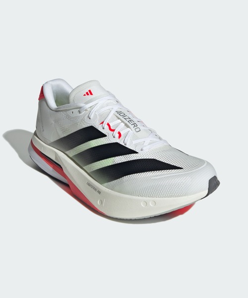adidas（アディダス）の「アディゼロ ボストン 13 / Adizero Boston 13 / アディダス adidas（スニーカー・メンズ・ホワイト・23.5cm/24.0cm/24.5cm/25.0cm/25.5cm/26.0cm/26.5cm/27.0cm/27.5cm/28.0cm/28.5cm/29.0cm）」の2枚目の写真