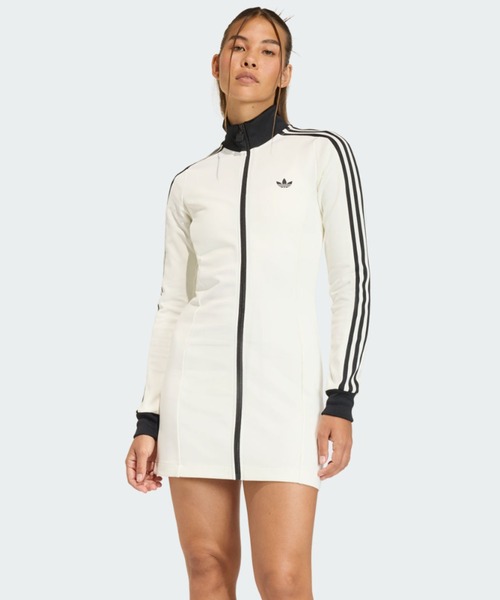 adidas(アディダス)の「クラシックワンピース / アディダスオリジナルス adidas Originals(ワンピース・レディース・ホワイト・LARGE/XX-LARGE/MEDIUM/X-LARGE/SMALL/X-SMALL)」の1枚目の写真