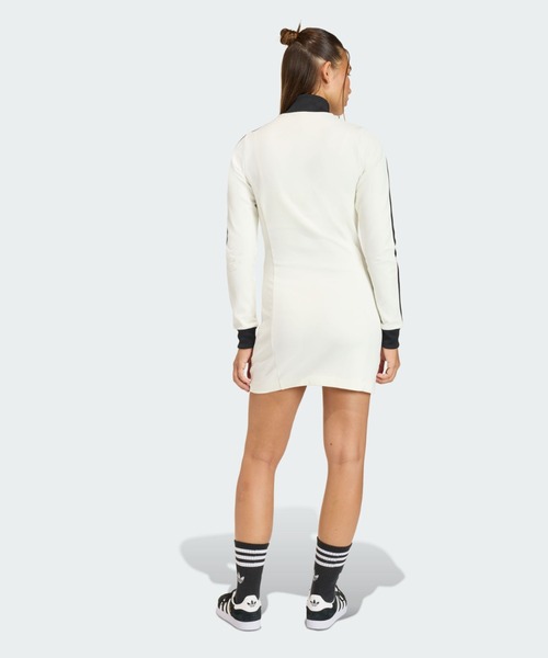 adidas(アディダス)の「クラシックワンピース / アディダスオリジナルス adidas Originals(ワンピース・レディース・ホワイト・LARGE/XX-LARGE/MEDIUM/X-LARGE/SMALL/X-SMALL)」の4枚目の写真