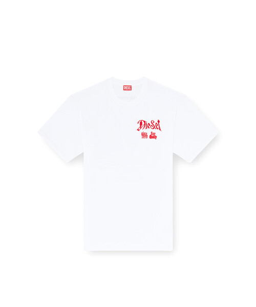 DIESEL(ディーゼル)の「メンズ Tシャツ T-BOXT-AA2(Tシャツ/カットソー・メンズ・ホワイト/ブラック・SMALL/LARGE/X-LARGE/X-SMALL/MEDIUM/XX-LARGE/XXX-LARGE)」の5枚目の写真