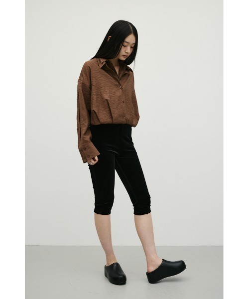 STYLEMIXER（スタイルミキサー）の「ベロアカプリレギンス（その他パンツ・レディース・ブラック/ブラウン・MEDIUM/SMALL）」の17枚目の写真