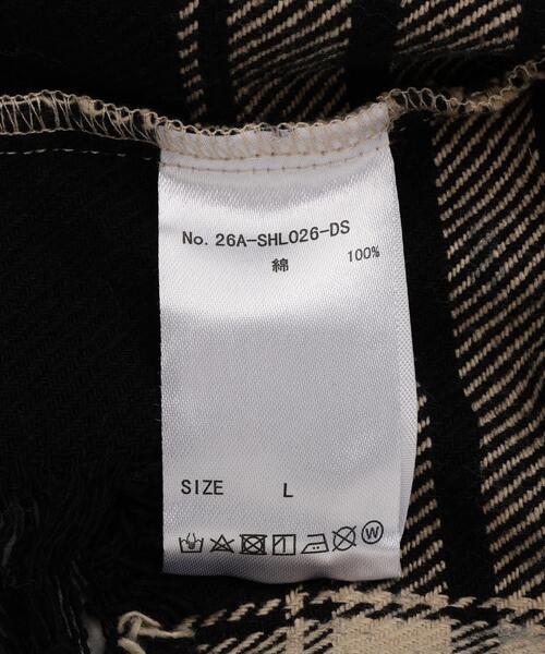 DANKE SCHON(ダンケシェーン)の「DankeSchon/ダンケシェーン/FLANNEL DAMAGE SHIRTS BI-COLOR(シャツ/ブラウス・レディース・ブラック系その他/グレー/ホワイト系2・L/M)」の11枚目の写真