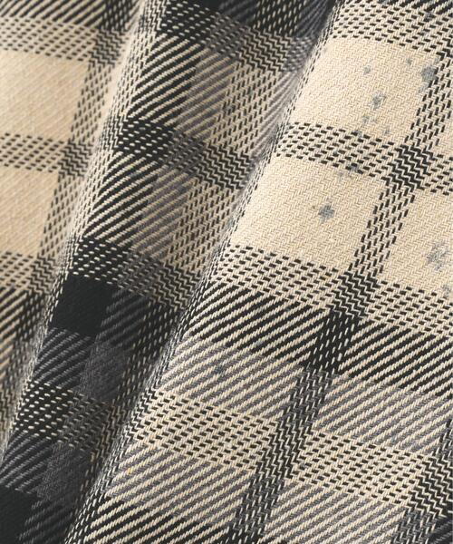 DANKE SCHON(ダンケシェーン)の「DankeSchon/ダンケシェーン/FLANNEL DAMAGE SHIRTS BI-COLOR(シャツ/ブラウス・レディース・ブラック系その他/グレー/ホワイト系2・L/M)」の17枚目の写真