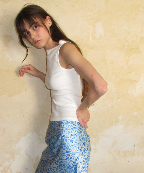 CENTAUR.KR(セントール)の「MINI ROSI SLEEVELESS TOP_WHITE(Tシャツ/カットソー・レディース・その他・FREE)」の5枚目の写真