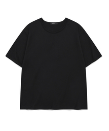 U-NECK SHORT SLEEVES (BLACK)