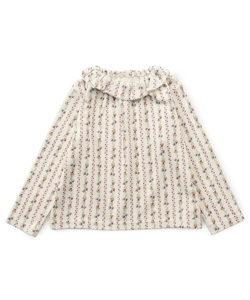 Boribon(ボリボン)の「ピコフリルトップス(Tシャツ/カットソー・キッズ・その他3/ライトグレー/ブラック・80/90/100/110/120)」の15枚目の写真