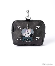ZOZOSPOT（ゾゾスポット）の「Qpa BLACKCOLLECTION by ZOZOTOWN 窓付きポーチ(アクリルチャームセット)（ポーチ）」