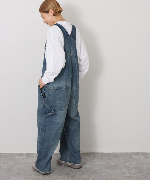 JOURNAL STANDARD LUXE(ジャーナルスタンダード ラックス)の「11OZデニムオーバーオール(サロペット/オーバーオール・レディース・ネイビー・FREE)」の3枚目の写真