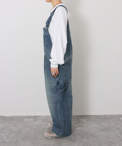 JOURNAL STANDARD LUXE(ジャーナルスタンダード ラックス)の「11OZデニムオーバーオール(サロペット/オーバーオール・レディース・ネイビー・FREE)」の8枚目の写真