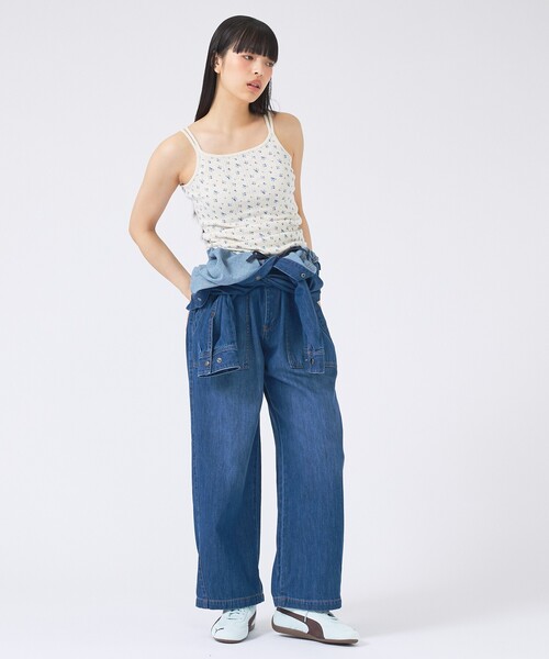 Johnbull（ジョンブル）の「【JOHNBULL/ジョンブル】エンジニアオールインワン/ヴィンテージ風/メンズライク（その他パンツ・レディース・インディゴブルー/ダークネイビー・フリー）」の5枚目の写真