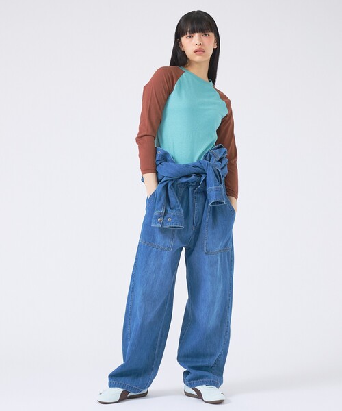 Johnbull（ジョンブル）の「【JOHNBULL/ジョンブル】エンジニアオールインワン/ヴィンテージ風/メンズライク（その他パンツ・レディース・インディゴブルー/ダークネイビー・フリー）」の12枚目の写真