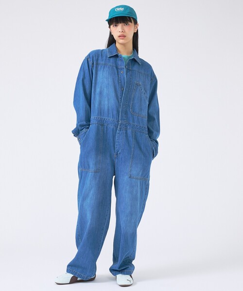 Johnbull（ジョンブル）の「【JOHNBULL/ジョンブル】エンジニアオールインワン/ヴィンテージ風/メンズライク（その他パンツ・レディース・インディゴブルー/ダークネイビー・フリー）」の17枚目の写真