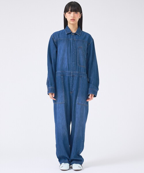 Johnbull（ジョンブル）の「【JOHNBULL/ジョンブル】エンジニアオールインワン/ヴィンテージ風/メンズライク（その他パンツ・レディース・インディゴブルー/ダークネイビー・フリー）」の19枚目の写真