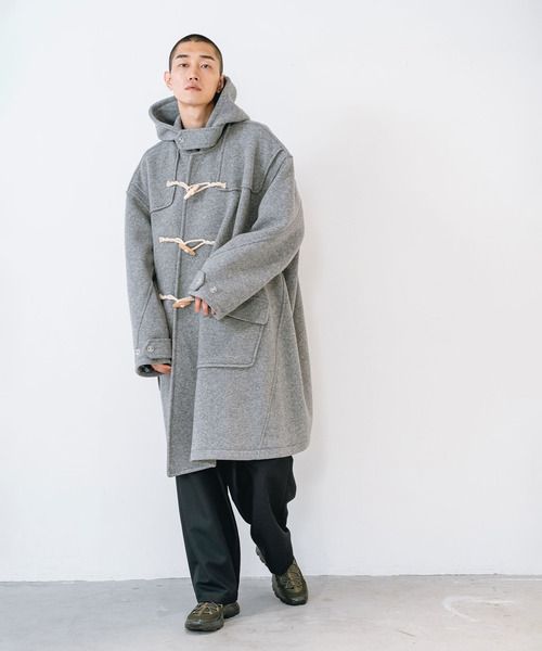yoshiokubo(ヨシオクボ)の「yoshiokubo ヨシオクボ / CALM TWIST DUFFLE COAT カームツイストダッフルコート / YKF26514(ダッフルコート・メンズ・グレー/ブラック/ブラウン・2/3/1)」の10枚目の写真