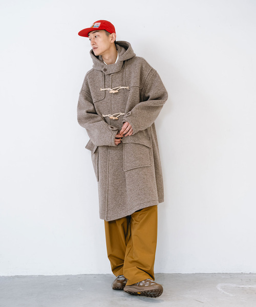 yoshiokubo(ヨシオクボ)の「yoshiokubo ヨシオクボ / CALM TWIST DUFFLE COAT カームツイストダッフルコート / YKF26514(ダッフルコート・メンズ・グレー/ブラック/ブラウン・2/3/1)」の13枚目の写真