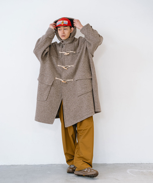yoshiokubo(ヨシオクボ)の「yoshiokubo ヨシオクボ / CALM TWIST DUFFLE COAT カームツイストダッフルコート / YKF26514(ダッフルコート・メンズ・グレー/ブラック/ブラウン・2/3/1)」の14枚目の写真