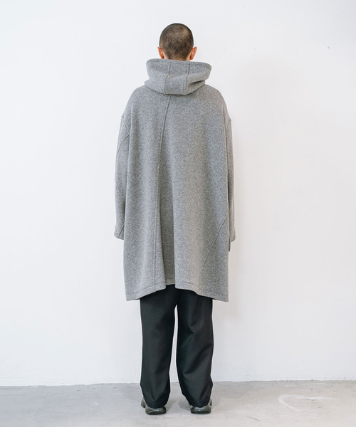 yoshiokubo(ヨシオクボ)の「yoshiokubo ヨシオクボ / CALM TWIST DUFFLE COAT カームツイストダッフルコート / YKF26514(ダッフルコート・メンズ・グレー/ブラック/ブラウン・2/3/1)」の21枚目の写真