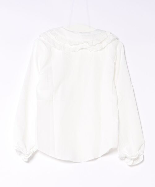 UP START(アップスタート)の「【LAMPOON】2重襟フリルブラウス(シャツ/ブラウス・レディース・ホワイト・SMALL/MEDIUM)」の2枚目の写真