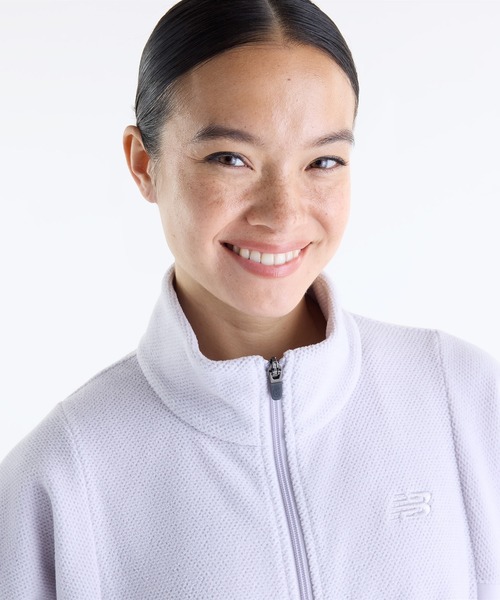 NEW BALANCE(ニューバランス)の「フリースジャケット(ブルゾン・レディース・ライトグレー/アイボリー/スミクロ・SMALL/LARGE/MEDIUM/X-LARGE)」の18枚目の写真