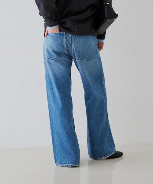 upperhights(アッパーハイツ)の「【upper hights / アッパーハイツ】THE LINA/ザ リナ ワイドストレートデニム(デニムパンツ・レディース・ブルー・23/24/25/22)」の7枚目の写真