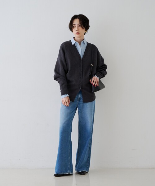 upperhights(アッパーハイツ)の「【upper hights / アッパーハイツ】THE LINA/ザ リナ ワイドストレートデニム(デニムパンツ・レディース・ブルー・23/24/25/22)」の9枚目の写真